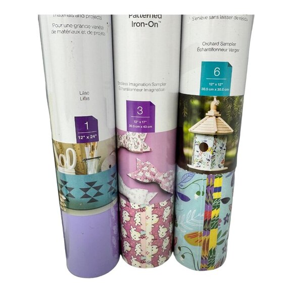 Cricut Lot Vinyl Iron On Printable Sticker Scoring Tool Variety Mats Bundle Gift - Picture 7 of 11